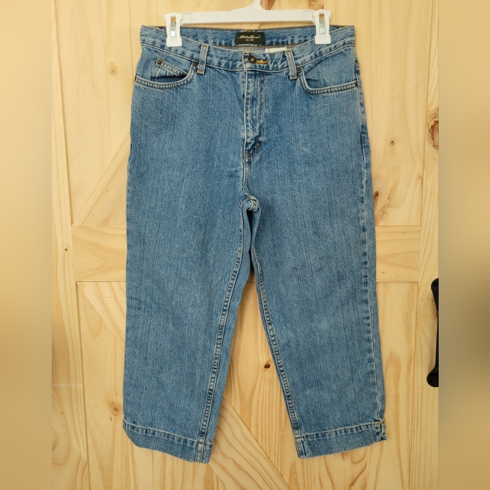 Eddie Bauer cropped jeans capris